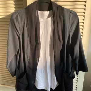 3/$15 Lauren Conrad chiffon blazer with pockets